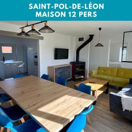 Saint-Pol family house garden fully equipped 12 people, hotel in Saint-Pol-de-Léon
