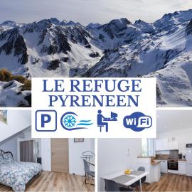 LE REFUGE PYRENEEN - Climatisation Parking WIFi Espace de Travail - NEUF- Très belle Vue sur les Pyrénées - 2 lits - OFFRE SPECIALE, hotel em Assat
