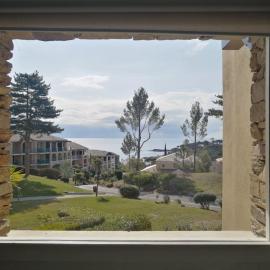 Complexe Cap Esterel village ,vue mer studio avec parking