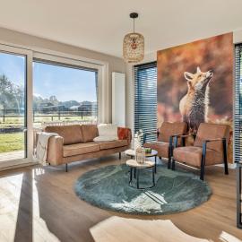 Lodge de Vos - Luxe Lodge op de Veluwe met vrij uitzicht & omheinde tuin