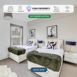 Beautiful House • Sleeps 7 • City Centre • Free Parking • Virgin TV • Fast Wifi • Yoko Property
