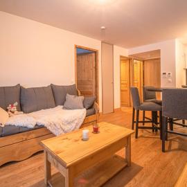 Appartement cosy 4* à Valmorel, pied de pistes, 1 chambre, parking inclus - FR-1-356-520