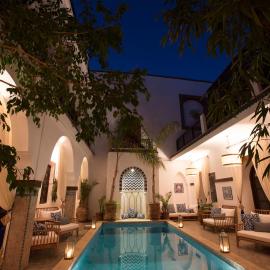 Riad Dar Alfarah, hotell i Marrakech