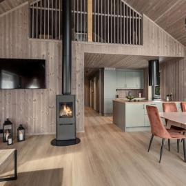 Ny moderne hytte i Nordre Land, hotel v destinaci Aust-Torpa