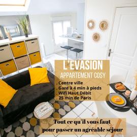 L'Evasion - coeur de ville - WIFI - Gare