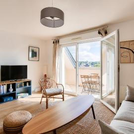 Centre-ville Pléneuf Val André, appartement pour 4
