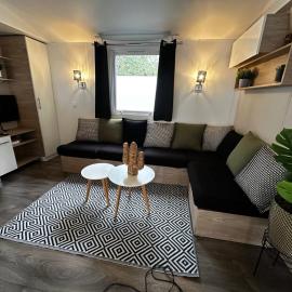 Grand Mobil Home Tout Confort pour 6 personnes - Camping Les Oyats 4 étoiles, hôtel à Seignosse