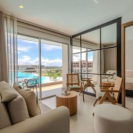 Lujoso A Estrenar/Oasis Laguna Cristalina 2BR, hotell i Los Arrayanes