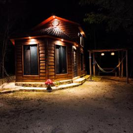 Eco Aldea kinich Ahau en Calakmul, hotel u gradu 'Xpujil'
