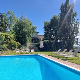 Ca' San Lorenzo - Villa panoramica con piscina - Vignale Monferrato