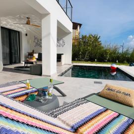 Le BÔ Diamant Garden - appartement standing avec jardin, piscine et vue mer