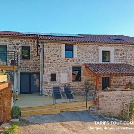 Deux gîtes cosy en pierre pour 11 personnes avec spa optionnel - FR-1-496-334