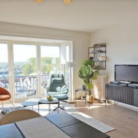 Zonnig appartement in Duinbergen