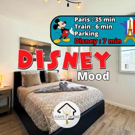 Cartier Disney 7min Train 6min Paris parking, khách sạn ở Serris