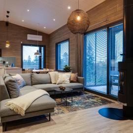 Villa Pulla a modern holiday home in Ruka