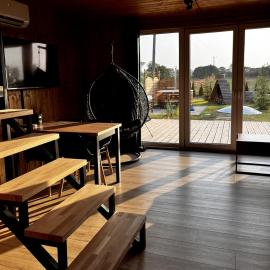 Laski Lake Mazury - domek z balią blisko jeziora, hotel a Kallinowen