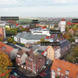 Zentrale, familienfreundliche Wohnung nahe Hbf, Ideal für Geschäftsreisen und Stadterkundungen, hotel en Emden