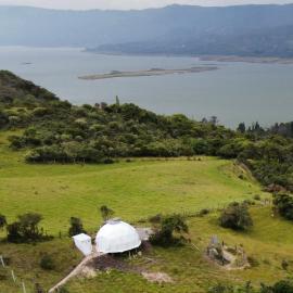 GLAMPING ABRAZO De MONTAÑA GUATAVITA Cap Max 5 pers, hotel in Guatavita