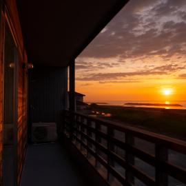 最高の日の出をTakahagi Base, hotel u gradu Takahagi