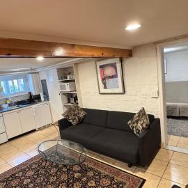 First Floor One Bedroom Apartment with Full Kitchen & Bath