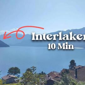 Ruhiges Studio mit Aussicht fast bis nach Interlaken