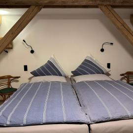 Dötlingen में, होटल Eiche - Ferienwohnung in Dötlingen mit Waldblick