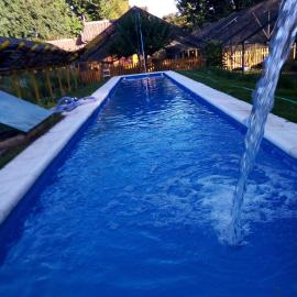 Casa el vivero, cabaña,pileta y huerta exclusiva โรงแรมในลากรันคา