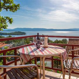 Amazing Apartment In Njivice With House Sea View