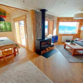 Chalet bois Vieux Cerf 12 pers proche Centre Ville, hotel in Font-Romeu-Odeillo-Via
