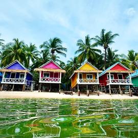 Koh Rong Island में, होटल Paradiso Ocean front Bungalows