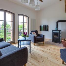 Das Backsteinhus, App Achtern Diek - mit Sauna, Gemeinschaftsraum und Weinkeller, hotel en Dargen