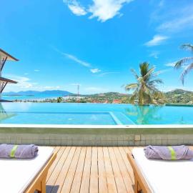 Spectacular 95sqm Sea View, Gym and Pool facilities, hotel in Amphoe Koh Samui