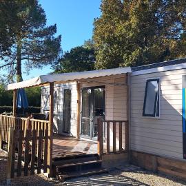 Mobil home Domaine de la Forge โรงแรมในลาเตสเตอ-เดอ-บูค
