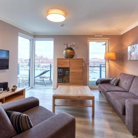 Entschleunigung - Apartment mit Dachterrasse & Müritzblick in der Hafenresidenz