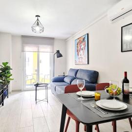 New apartment in the center with a parking