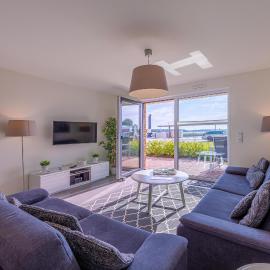 Atlantica - Apartment in der Hafenresidenz mit Wellness & Müritzblick