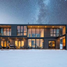 Le Ruisseau: luxurious villa in Charlevoix.