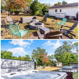 Chill Retreat, hot tub, large private yard, hotel di Wilmington