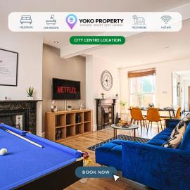 Thrift House • Central Location • Pool Table • Free Parking • Smart TV • Fast WiFi • Yoko Property