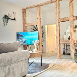 Design-Apartment I Basel 10 km I Boxspring I Balkon I Parkplatz