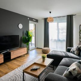 바트 헤어스펠트에 위치한 호텔 REITZ - Apartment I Zentrale Lage I Stellplatz I 55qm I 2 Zimmer I Küche I Bad I Terrasse