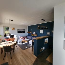 Sauna, Terrasse, Fernblick & Design - modern-gemütliche FeWo am Aremberg