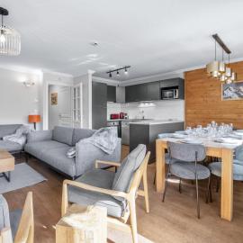 Appartement spacieux pour 10 pers. à Val Thorens, accès direct pistes, balcon sud, espace wellness - FR-1-640-68