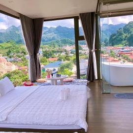 Amore Mio Mộc Châu Hotel, hotelli kohteessa Làng Môn