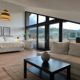 Flow Living I 118qm Design-Maisonette mit Pool I Watzmannblick I Nahe Königssee