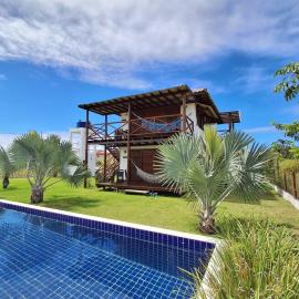 CASA com PISCINA e PRÓXIMA à PRAIA das PISCINAS NATURAIS - TAIPU DE FORA
