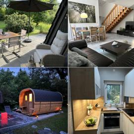 Auszeit Ferienhaus Lichtenberg - Sauna, am Frankenwaldsee