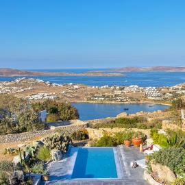 Villa Mykonian Ode with Stunning Sunrise & Sunset Views