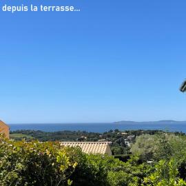 Appartement rdc terrasse vue panoramique mer