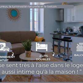 La Girelle -4 pers- Balcon- parking gratuit